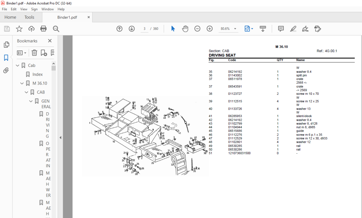 Deutz Fahr DX 3 VC.65 Parts Catalog Manual - PDF DOWNLOAD ...