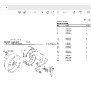 Deutz Fahr DX 3 VC.75 Parts Catalog Manual - PDF DOWNLOAD