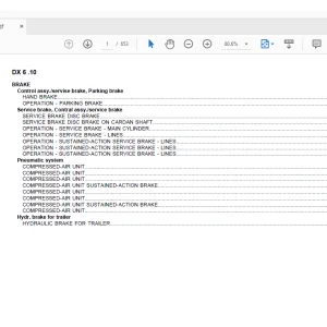 Deutz Fahr DX 6.10 Parts Catalog Manual - PDF DOWNLOAD