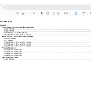 Deutz Fahr INTRAC 6.30 Parts Catalog Manual - PDF DOWNLOAD