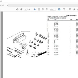 Deutz Fahr Powerliner 4030 Parts Catalog Manual - PDF DOWNLOAD