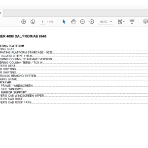 Deutz Fahr Topliner 4075 DAL FROM AB 8646 Engine Parts Manual - PDF DOWNLOAD