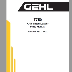 GEHL Heavy Equipment Articulated Loader 2022 Parts Manual COMPLETE SET - PDF DOWNLOAD