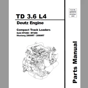 GEHL Heavy Equipment Diesel Engine 2022 PDF Parts Manual COMPLETE SET - DOWNLOAD