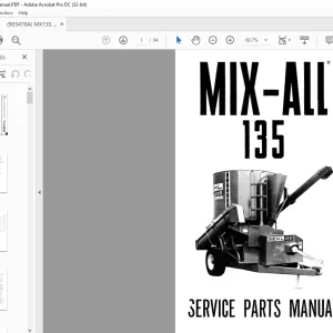 Gehl 135 Mix-All Service Parts Manual 903478 - PDF DOWNLOAD