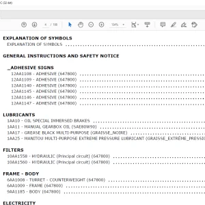 Gehl 200 ATJE S1 ATJ 60 E S1 Mobile Elevating Platform Parts Manual - PDF DOWNLOAD