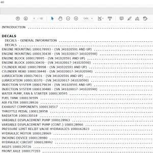 Gehl 280 Parts Catalog Manual 918113 - PDF DOWNLOAD