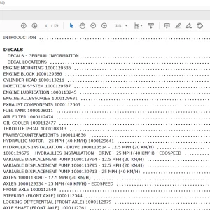 Gehl 480 Wheel Loader Parts Manual 918116 - PDF DOWNLOAD
