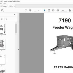 Gehl F7190 Parts Manual (907554A) - PDF DOWNLOAD