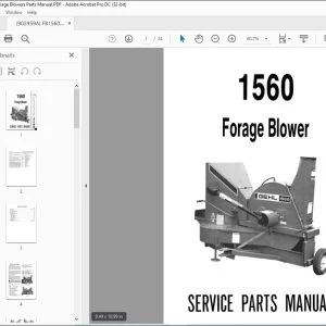 Gehl FB1560, Forage Blowers Service Parts Manual (903959) - PDF DOWNLOAD