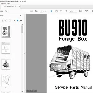 Gehl Forage Box BU910 Parts Manual - PDF DOWNLOAD
