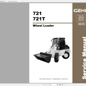 Gehl Heavy Equipment All Wheel Steer Loader 2022 Service Manual COMPLETE SET - PDF DOWNLOAD