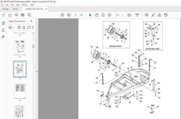 Gehl Mix-all 170 PARTS MANUAL(907577) - PDF DOWNLOAD - HeyDownloads ...