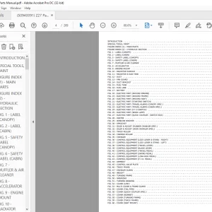 Gehl Z27 Excavator Parts Manual 50940091 - PDF DOWNLOAD
