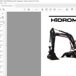 Hidromek Excavator HMK 200 W-3 Isuzu Engine Parts Catalogue Manual H237322300 EN_TR - PDF DOWNLOAD