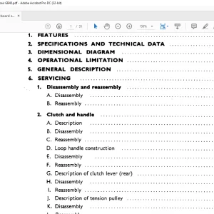 Honda Outboard Engine GB40 Shop Manual - PDF DOWNLOAD