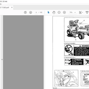 Kubota Lawn Tractor T1460, T1560 Workshop Manual - PDF DOWNLOAD