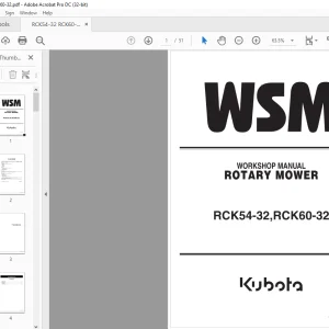 Kubota Front Loader LA1301S LA1301S-1 LA1601 LA1601S WORKSHOP MANUAL - PDF DOWNLOAD