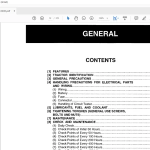 Kubota Tractor L2600 L3000 Workshop Manual - PDF DOWNLOAD