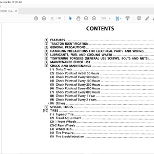 Kubota Tractor L2900 L3300 L3600 & L4200 Workshop Manual - PDF DOWNLOAD