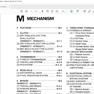 Kubota Tractor M4950(DT) M5950(DT) M6950(DT) M7950(DT) Workshop Manual - PDF DOWNLOAD