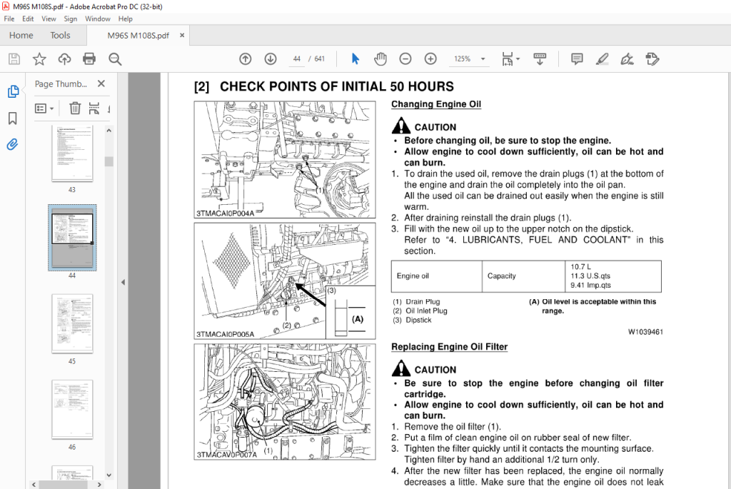 Kubota Tractor M96s M108s Workshop Manual Pdf Download Heydownloads Manual Downloads 8760