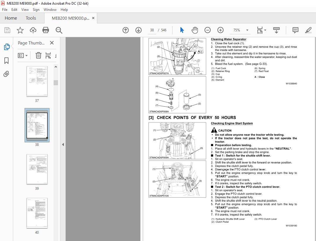 Kubota Tractor ME8200 ME9000 Workshop Manual - PDF DOWNLOAD ...