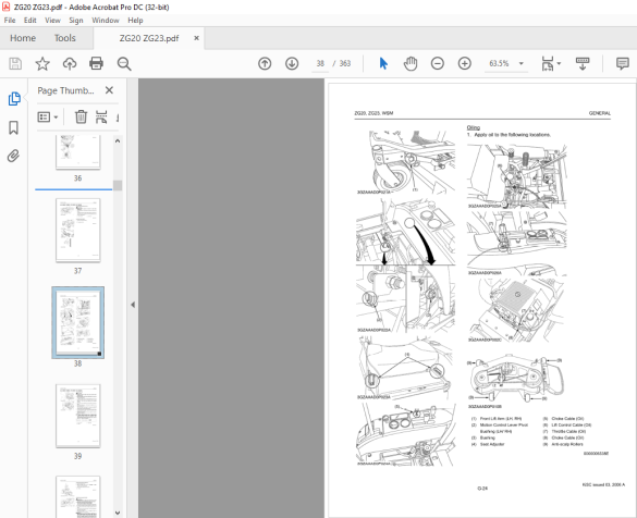 Kubota Zero Turn Mower ZG20 ZG23 Workshop Manual - PDF DOWNLOAD ...