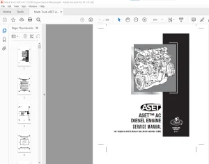 Mack Truck ASET™ AC DIESEL ENGINE SERVICE MANUAL(5-111) -  PDF DOWNLOAD