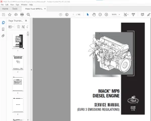 Mack Truck Diesel Engine MP8 (EURO 3 EMISSIONS REGULATIONS) Service Manual(5-116) - PDF DOWNLOAD