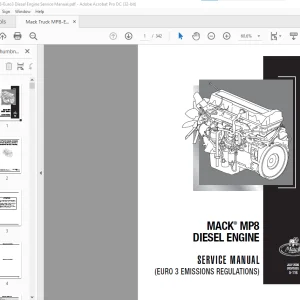 Mack Truck Diesel Engine MP8 (EURO 3 EMISSIONS REGULATIONS) Service Manual(5-116) - PDF DOWNLOAD