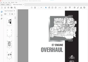 Mack Truck E7 Engine Overhaul Operator's Manual 5-101 - PDF DOWNLOAD