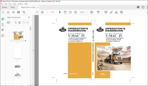 Mack Truck Electronic V-Mac IV Vehicle Management & Control with CO-Pilot Display Operator's Manual 21968603 - PDF DOWNLOAD