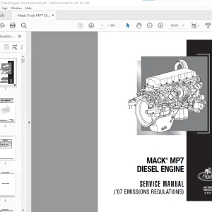 Mack Truck MP7 Diesel Engine (’07 EMISSIONS REGULATIONS) SERVICE MANUAL - PDF DOWNLOAD