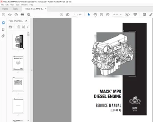 Mack Truck MP8-(EURO 4) Diesel Engine Service Manual(5-117) -  PDF DOWNLOAD