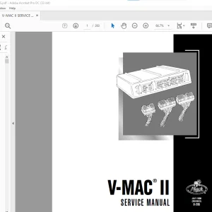 Mack Truck V-MAC® II Service Manual(8-206)  - PDF DOWNLOAD