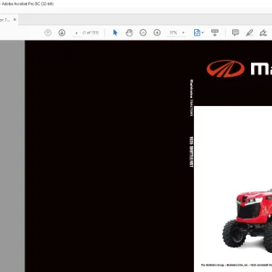 Mahindra Tractor 1635 SHUTTLE 1635 H S T 1635 H S T CABIN Operator's Manual - PDF DOWNLOAD