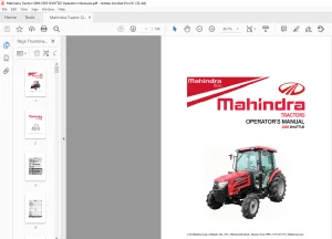 Mahindra Tractor 2565 Shuttle Operator's Manual - PDF DOWNLOAD