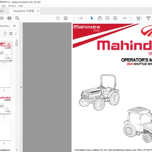 Mahindra Tractor 2645 Shuttle - Shuttle Cab Operator's Manual - PDF DOWNLOAD