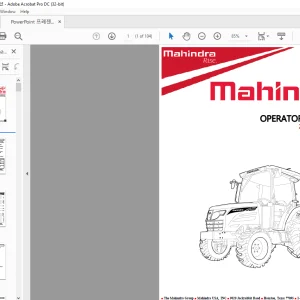 Mahindra Tractor 2665 Shuttle Cab Operator's Manual - PDF DOWNLOAD