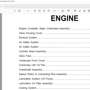 Mahindra Tractor 30 Series Parts Manual  - PDF DOWNLOAD