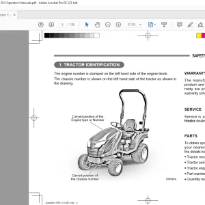 Mahindra Tractor eMax 20S Operator's Manual - PDF DOWNLOAD
