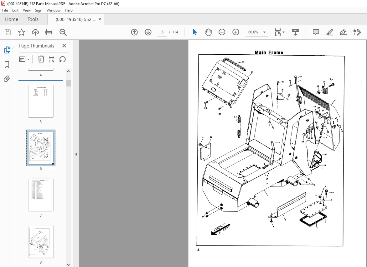Mustang 552 Skid-Steer Loader Parts Manual 000-49854 - PDF DOWNLOAD - Image 3