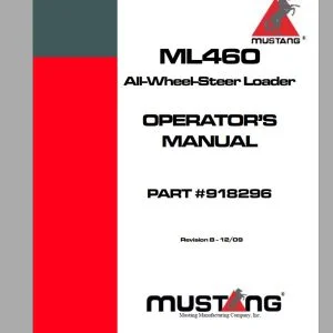 Mustang Machinery Heavy Equipment 2022 Operator Manual - COMPLETE SET - PDF DOWNLOAD