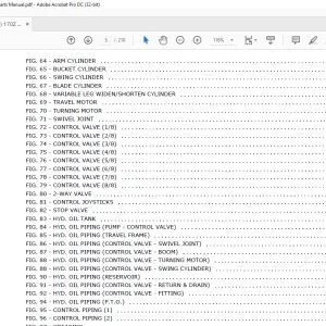 Mustang Manitou 170Z NXT2 Compact Excavator Parts Manual 50940299 (SN 00701 and up) - PDF DOWNLOAD