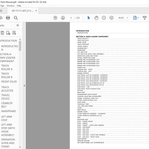 Mustang Manitou MLT312 Compact Track Loader Parts Manual 917317 - PDF DOWNLOAD