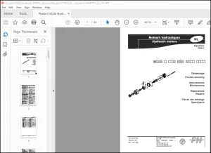 Poclain ML06 Hydraulic Motors Service Manual 917120 - PDF DOWNLOAD