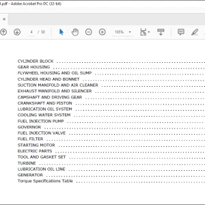 Yanmar 4TNV84T-ZKTBL Engine Parts Manual 917324 - PDF DOWNLOAD
