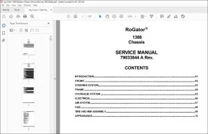 Ag Chem 1386 RoGator Chassis Service Manual_79033844A - PDF DOWNLOAD