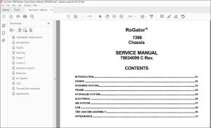 Ag Chem 1396 RoGator Chassis Service Manual_79034099C - PDF DOWNLOAD